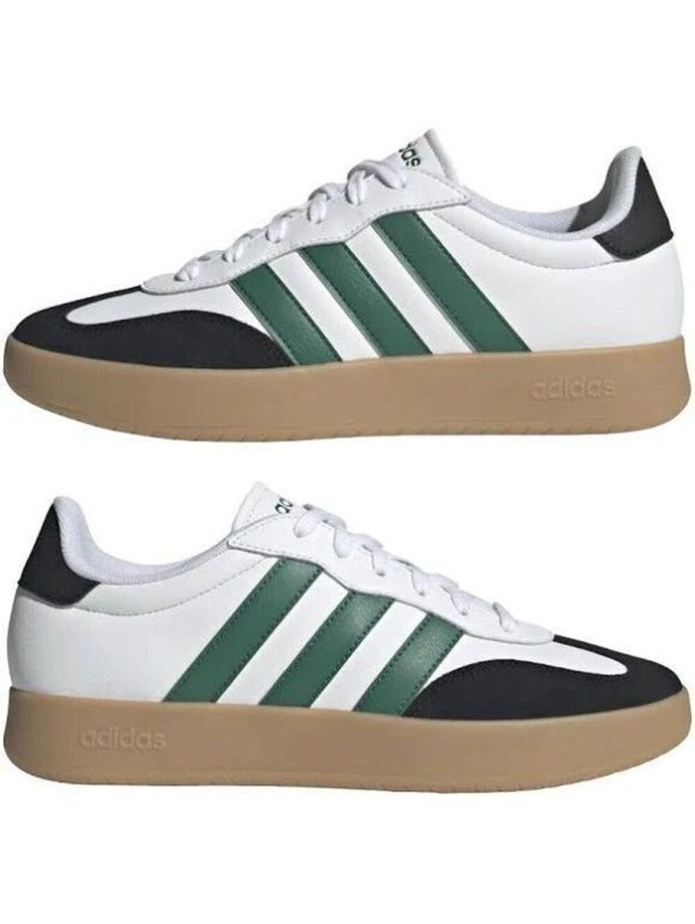 Adidas Barreda Sneaker Men Sz 12.5 (Whte/Blk/ Green)